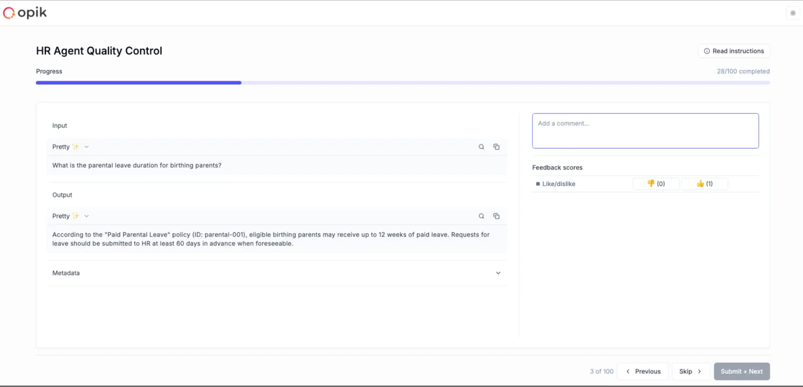 Annotation Queues interface showing SME workflow and feedback collection