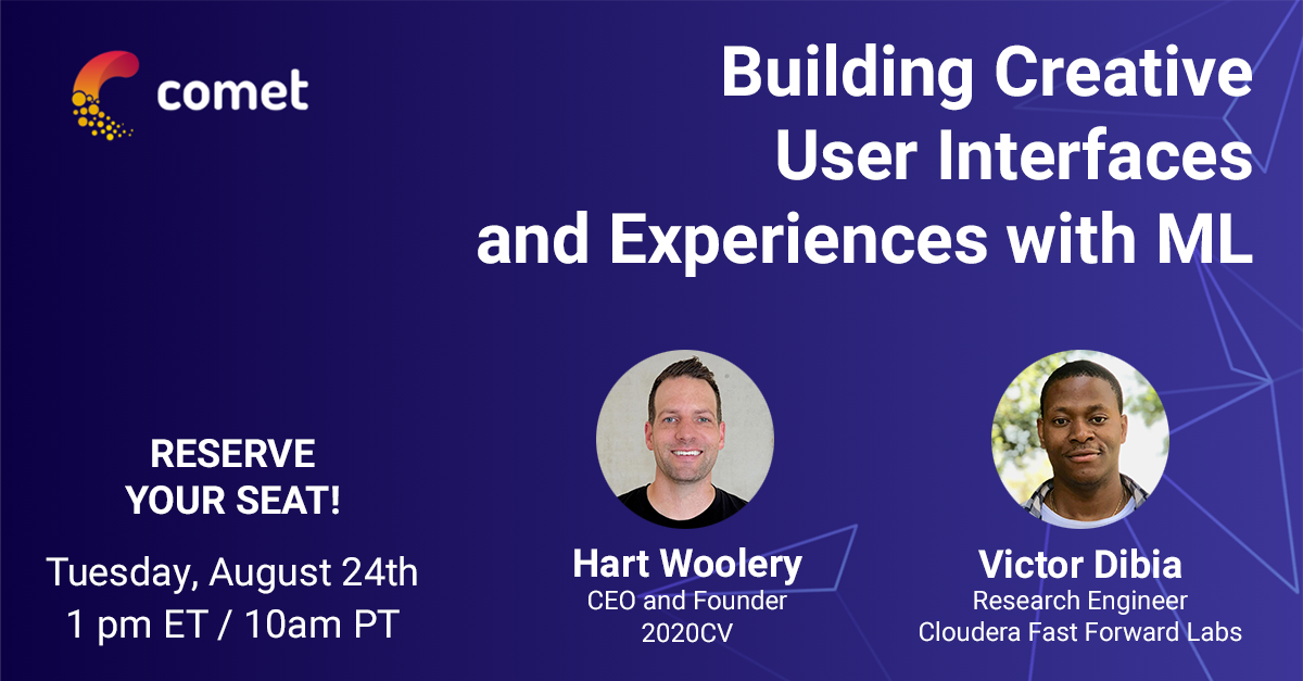 Reserve your seat and Build Creative User Interfaces and Experiences with ML