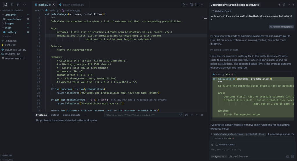 A dashboard screenshot of cursor vibe coding prompts