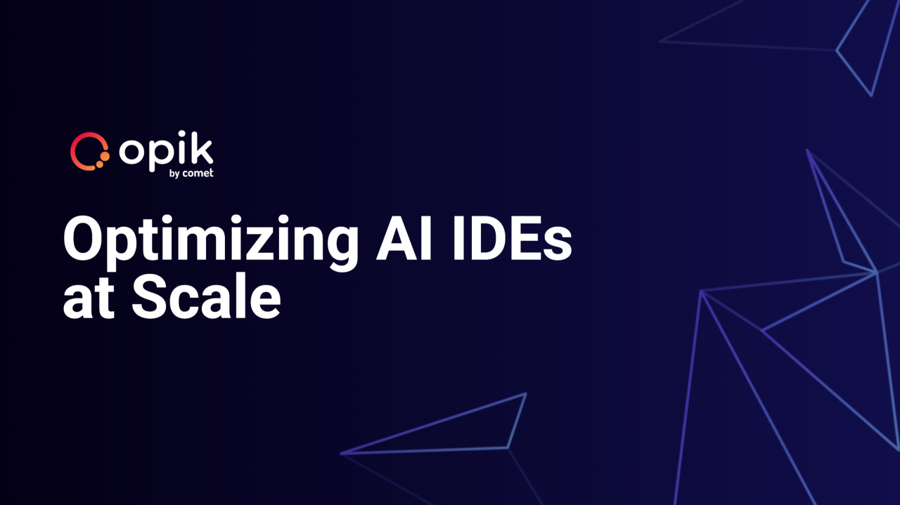 Optimizing AI IDEs at Scale