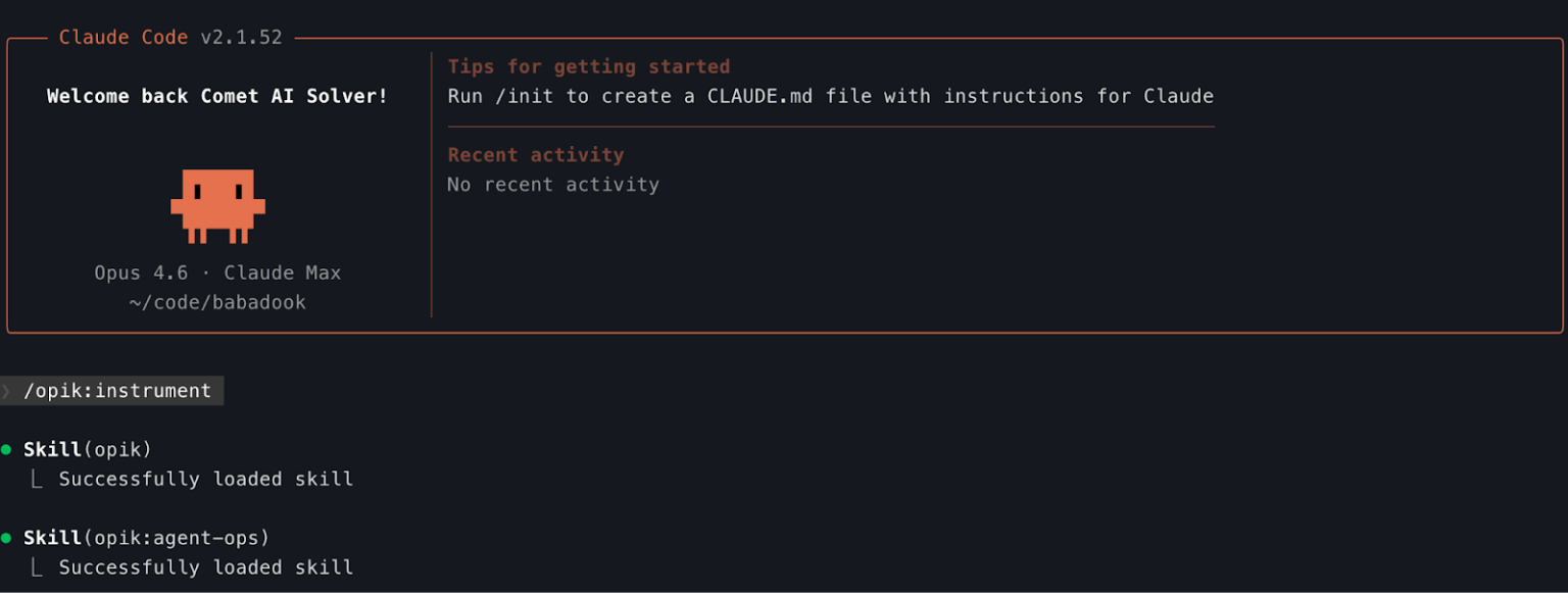 Opik Claude Code Plugin: Auto-Configure Agent Observability