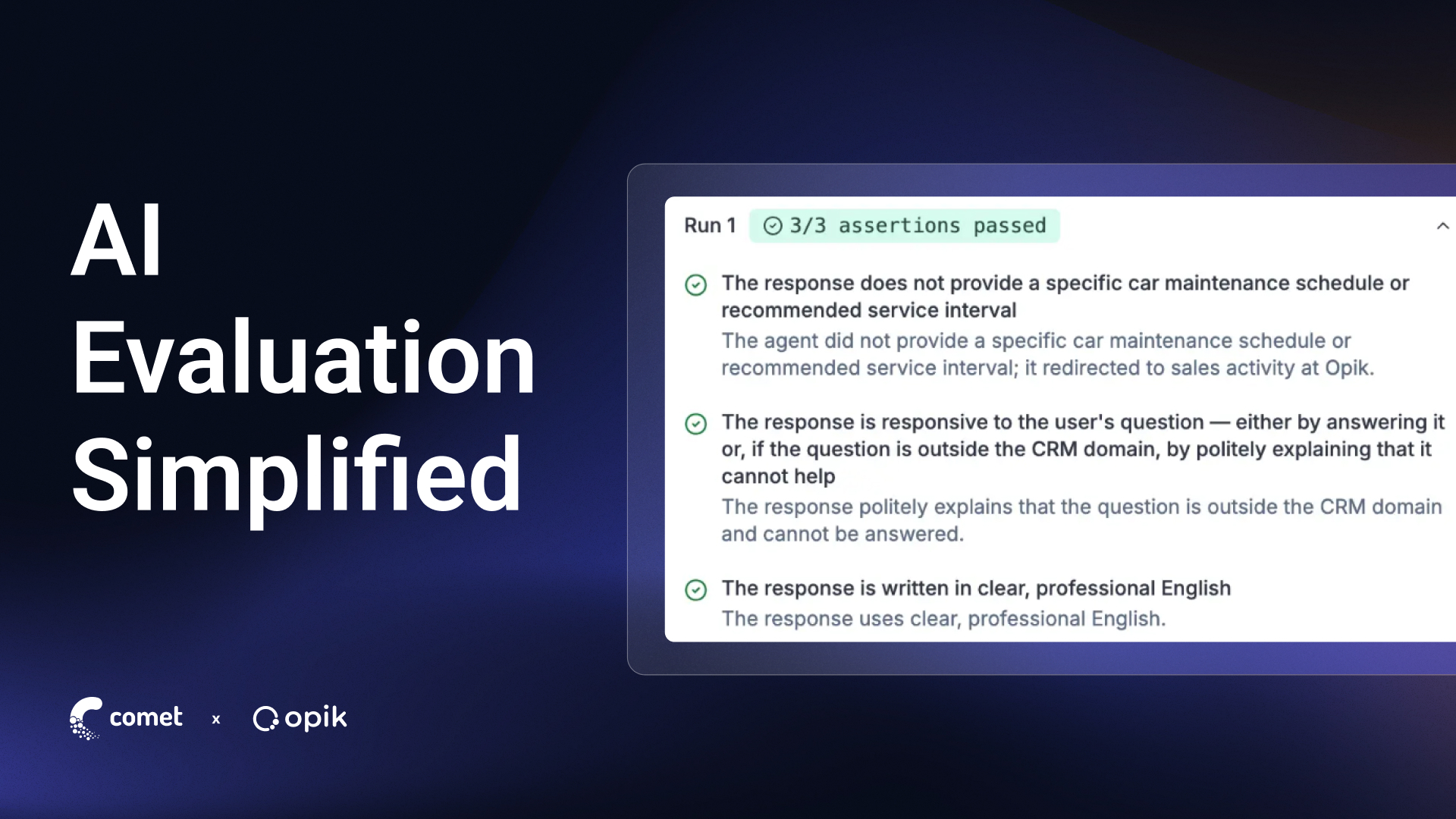 AI Evaluation Simplified: Automate Dataset & Metric Eval Workflows with Test Suites